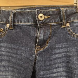 Maurices Stylish Dark Wash Blue Jeans